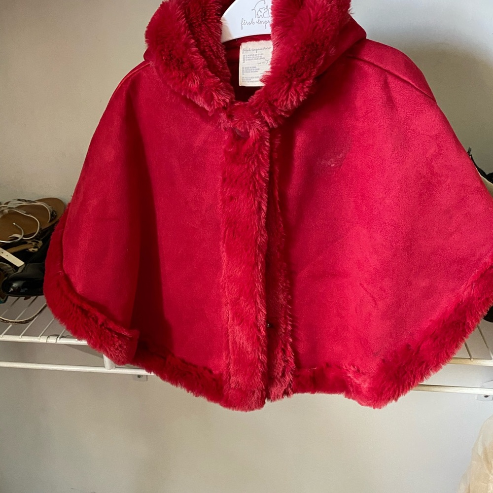 Toddler girls cape
